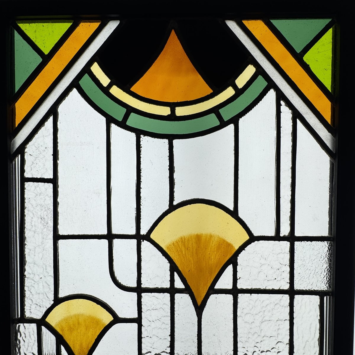 Stained Glass Art Deco Windows (h190 X L54 Cm)-photo-3