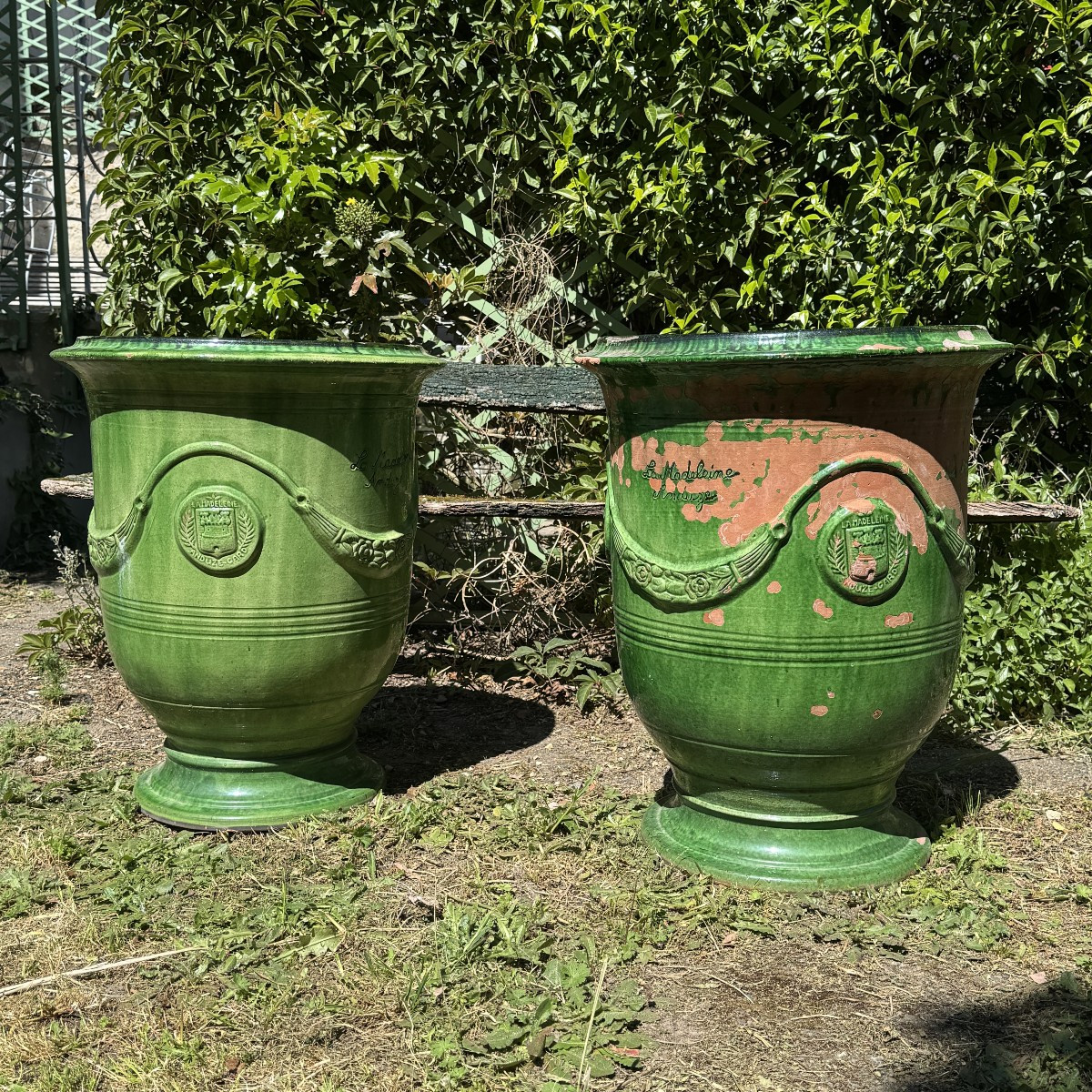 Grande paire de vase d’Anduze H70cm D55cm