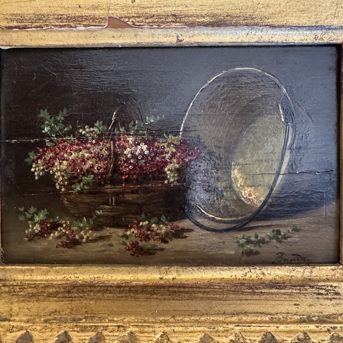 Nature morte aux grappes de raisin et à la coupe