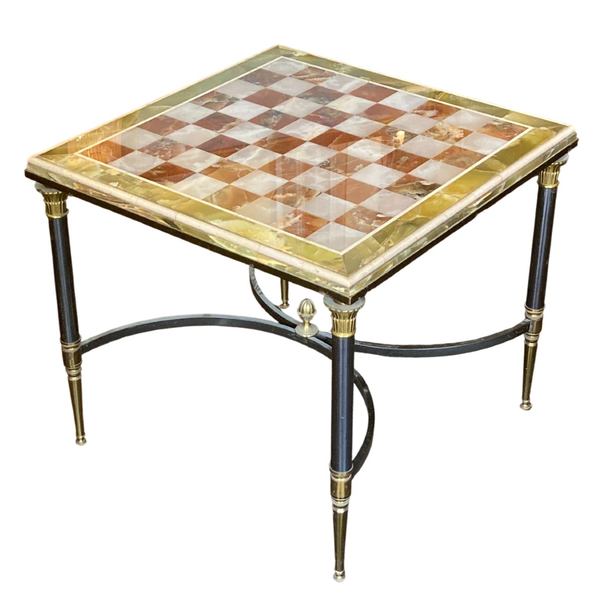 Table basse échiquier Maison Charles