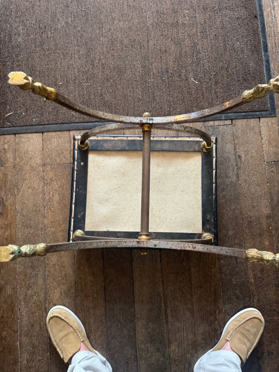 Curule Stool, Designed By Maison Jansen-photo-8