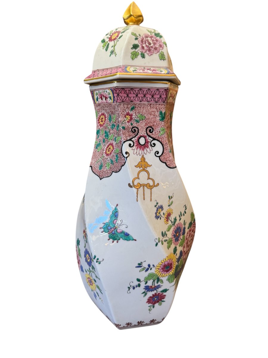 Chinese Vase, Famille Rose-photo-2