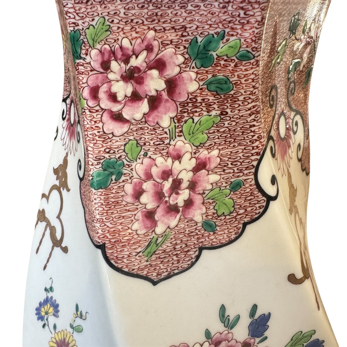 Chinese Vase, Famille Rose-photo-3