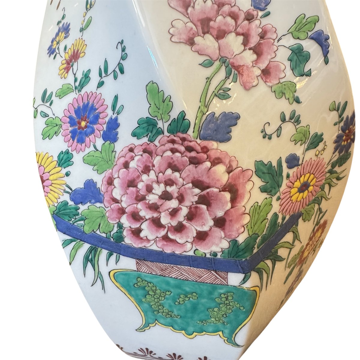 Chinese Vase, Famille Rose-photo-4
