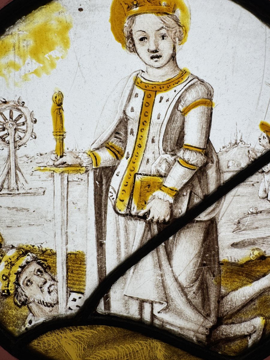 Rondel Of Saint Catherine Of Alexandria-photo-3