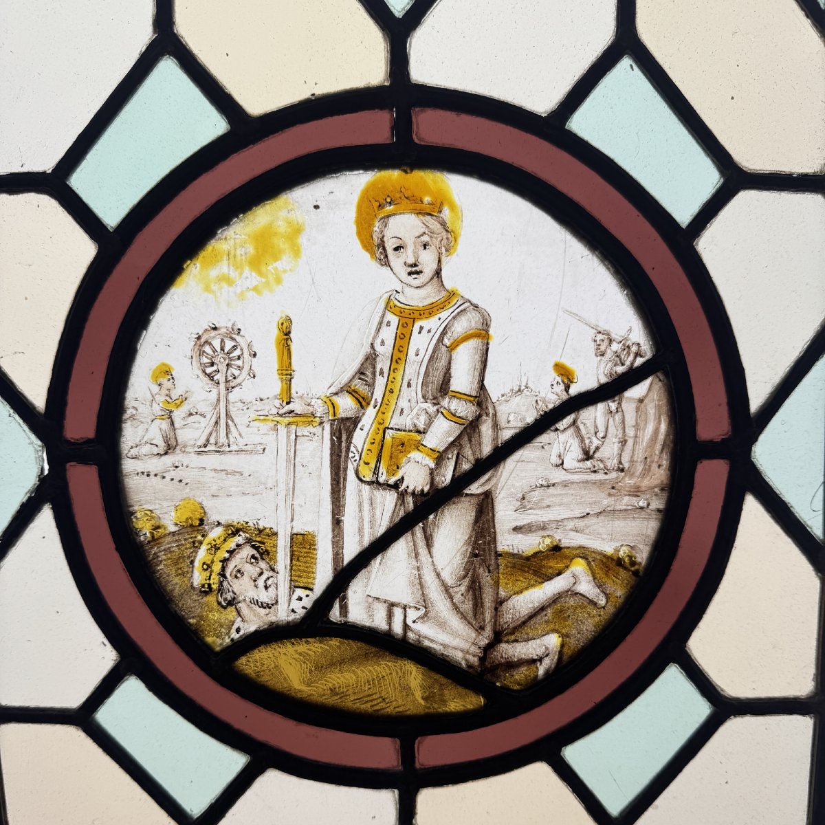 Rondel Of Saint Catherine Of Alexandria-photo-4