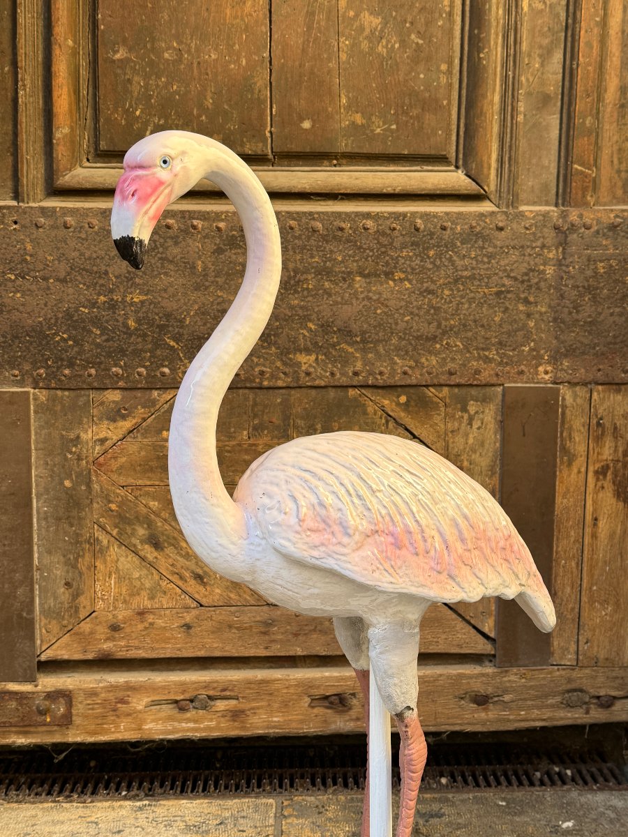 Faience Flamingo From The Bavent Factory