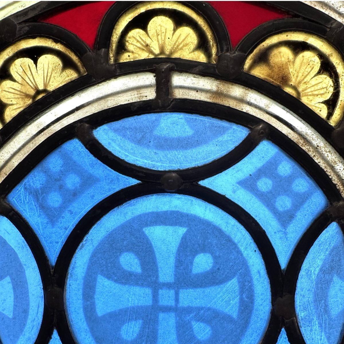 St. John The Baptist Stained-glass Window (h132 L65 Cm)-photo-3