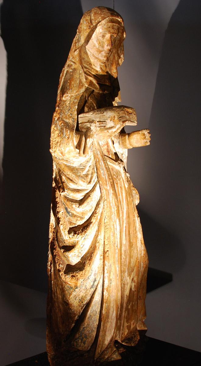 Grande Sainte Anne In Sculpted Wood 16th Century