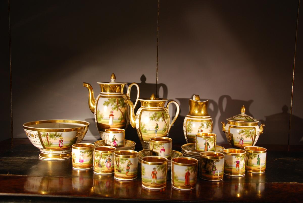 19c Empire Coffee Service