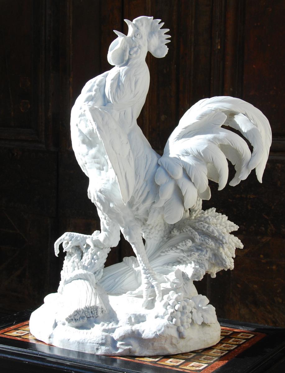 Coq En Biscuit SignÉ P.comolera 1818-1897
