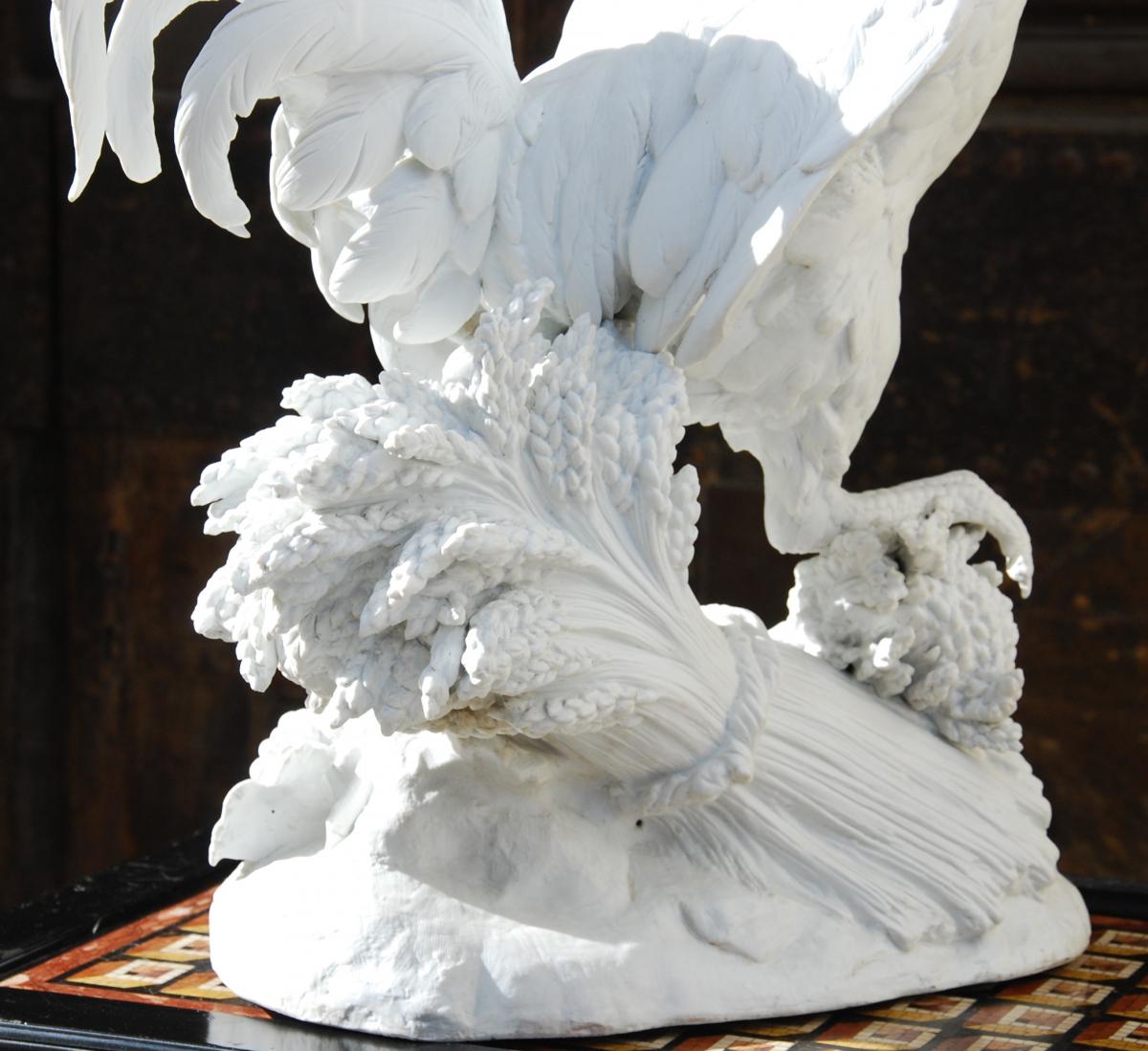 Coq En Biscuit SignÉ P.comolera 1818-1897-photo-4