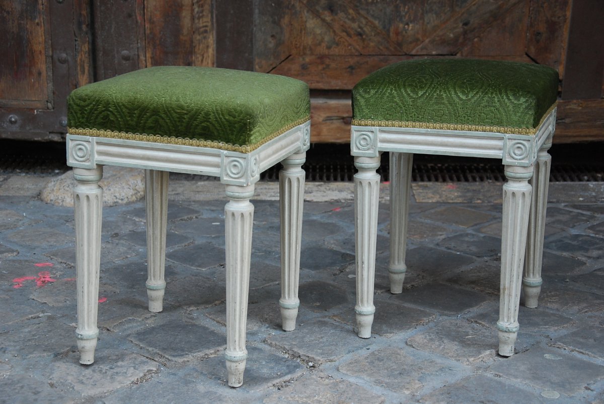 Pair Of Louis XVI Stools