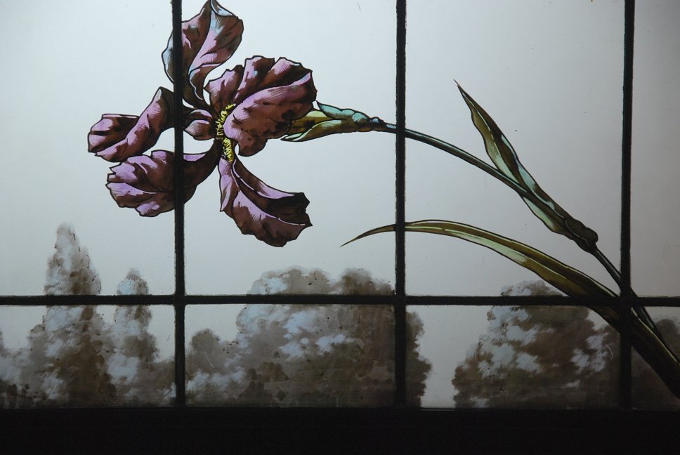 Set Of 4 Stained Glass Riverside-photo-2