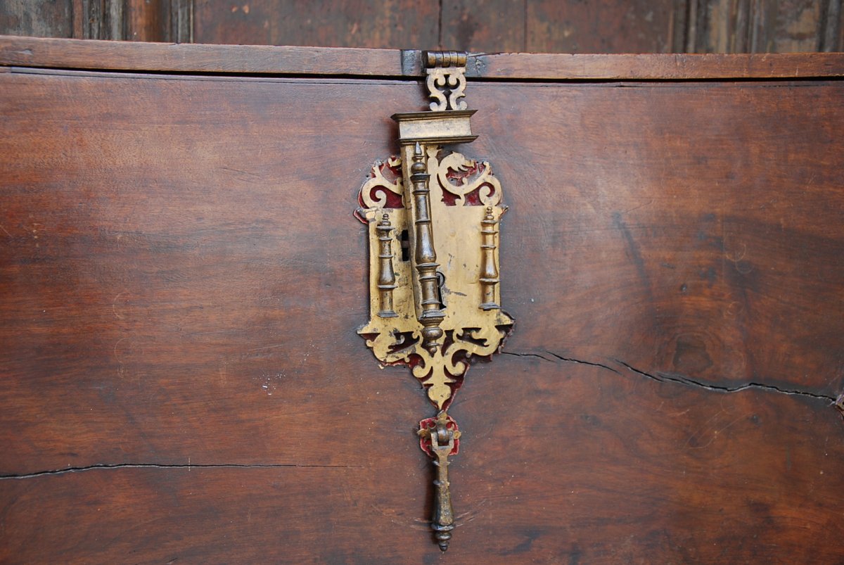 Cabinet Said Bargueno In Walnut Period 17th-photo-4