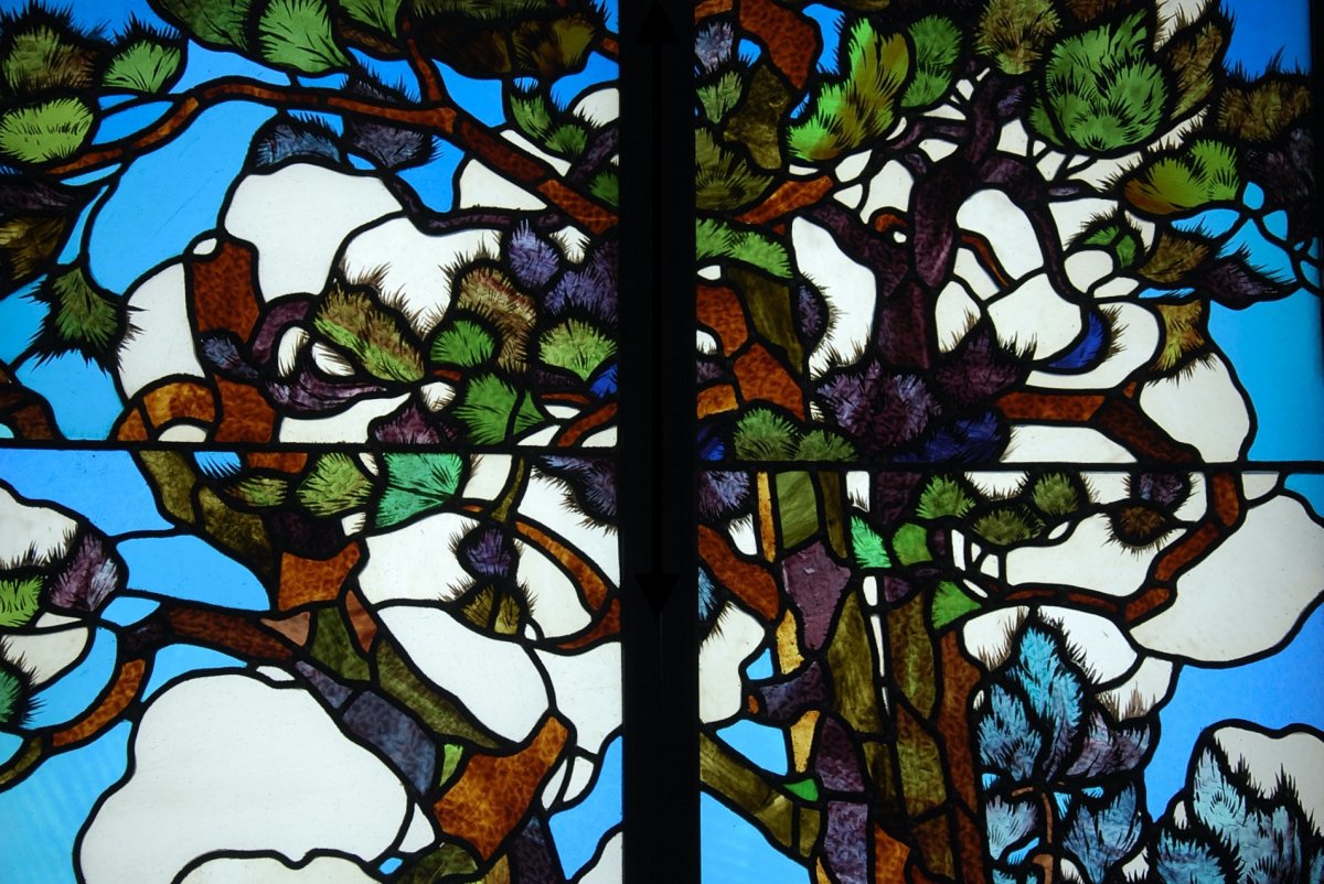 Stained Glass Stained Glass Bord De Mer Henri Rapin-photo-4