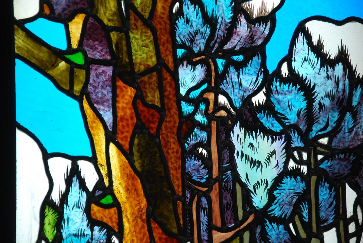 Stained Glass Stained Glass Bord De Mer Henri Rapin-photo-4