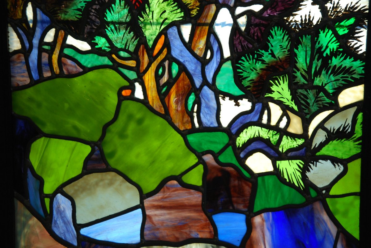 Stained Glass Stained Glass Bord De Mer Henri Rapin-photo-7