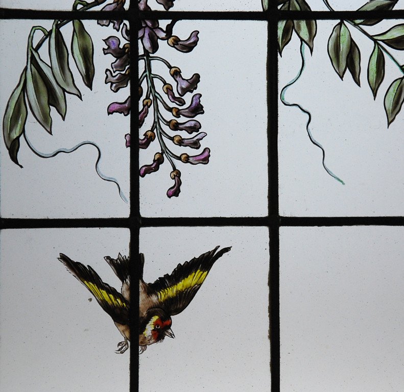 Stained Glass Window V113 Rose Iris-photo-2