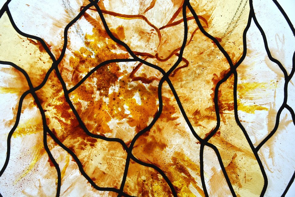 Stained Glass Window Stained Glass The Sun V116-photo-2