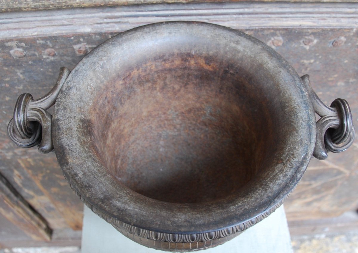 Art Union Of London Neoclassical Cast Iron Vase 1855-photo-2