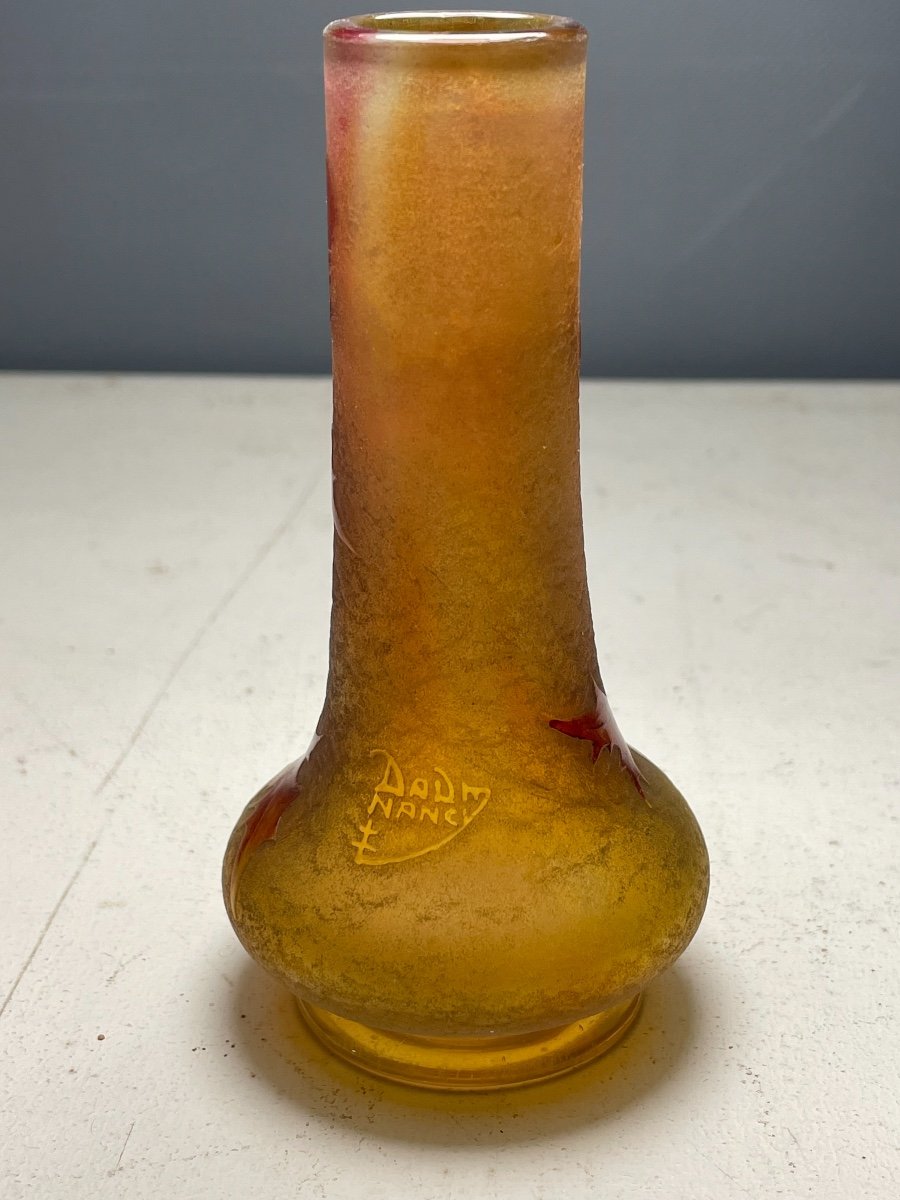 Daum Vase "with Chardons"-photo-2