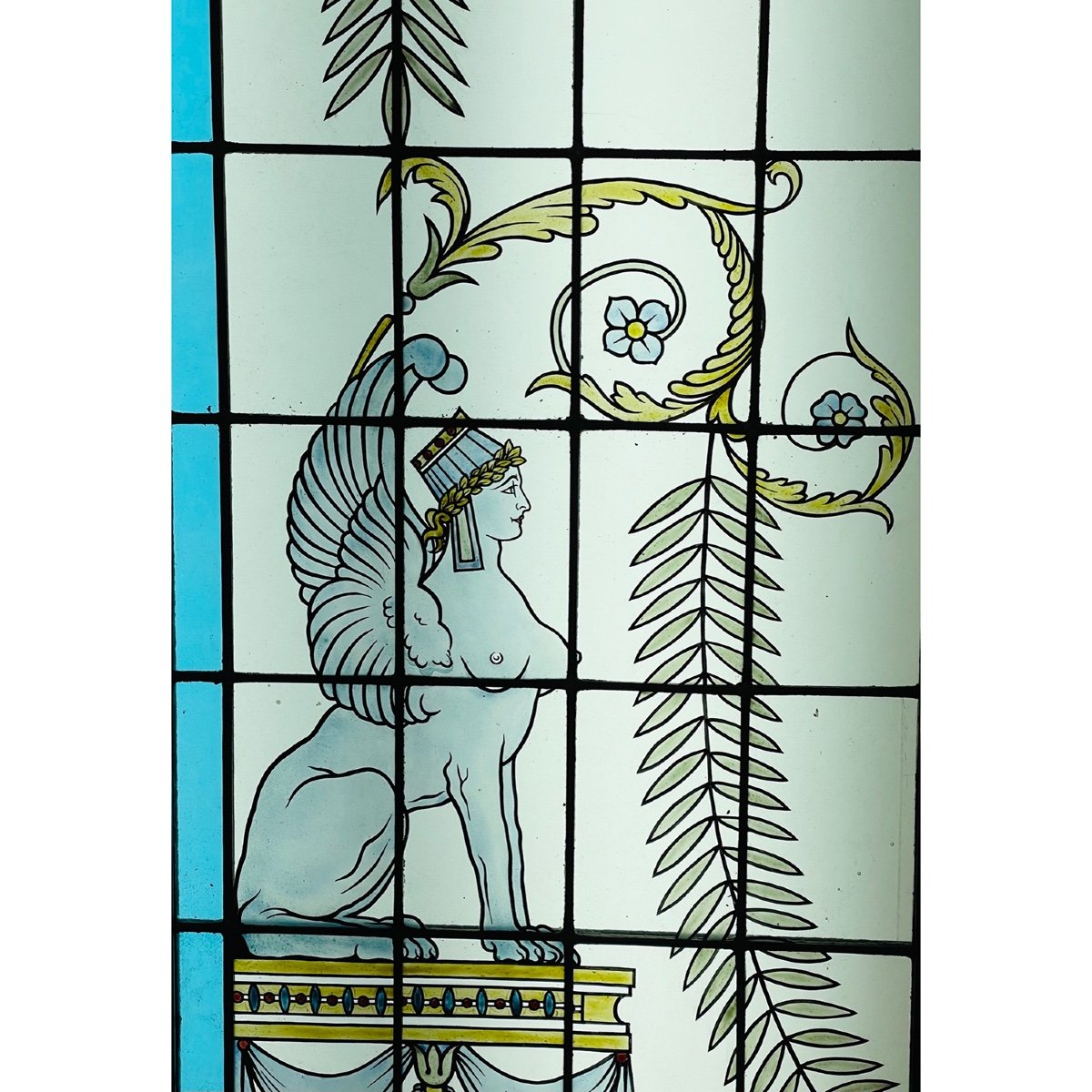 Stained Glass With Sphinges-photo-4