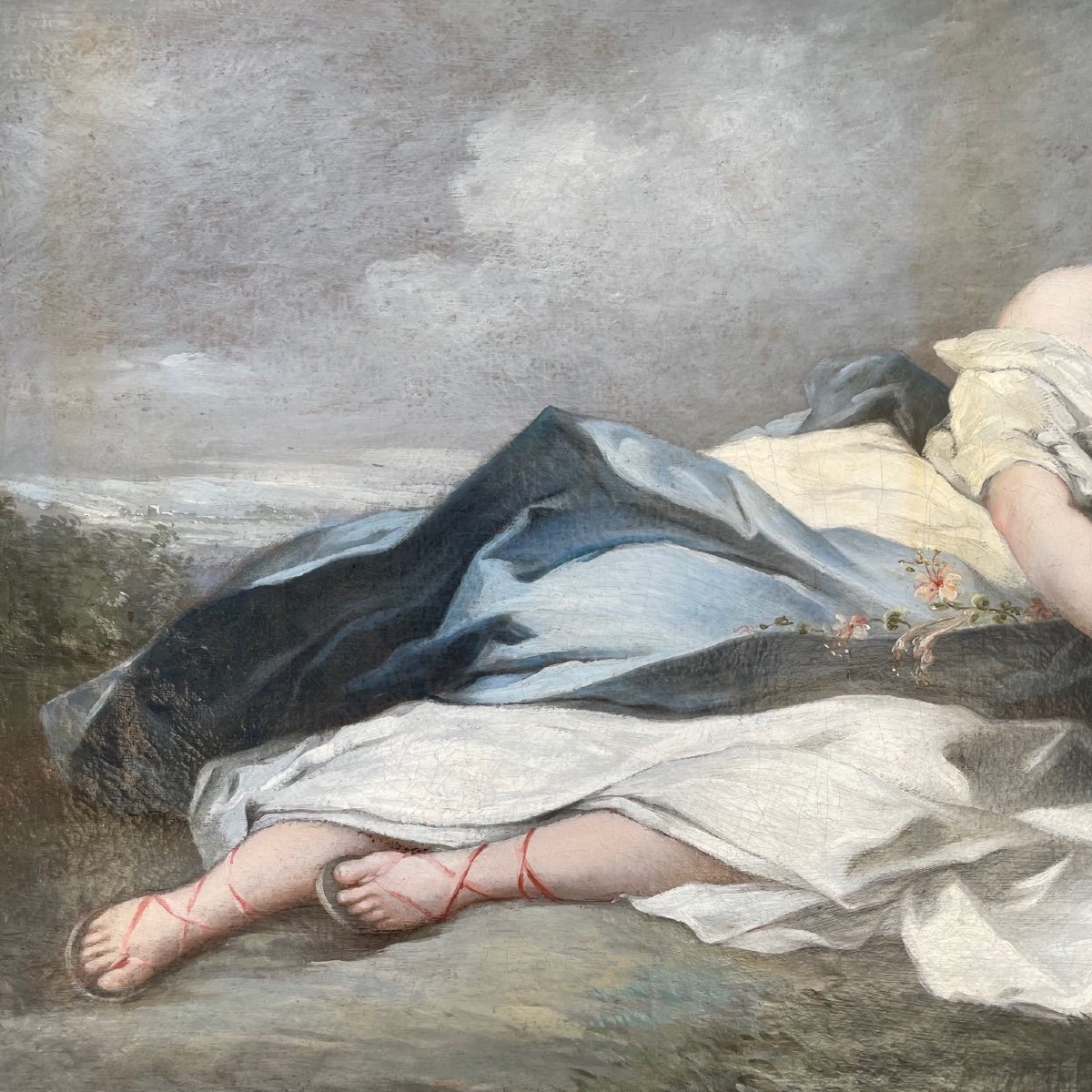 Oil On Canvas Henriette De France Atelier De Nattier-photo-1