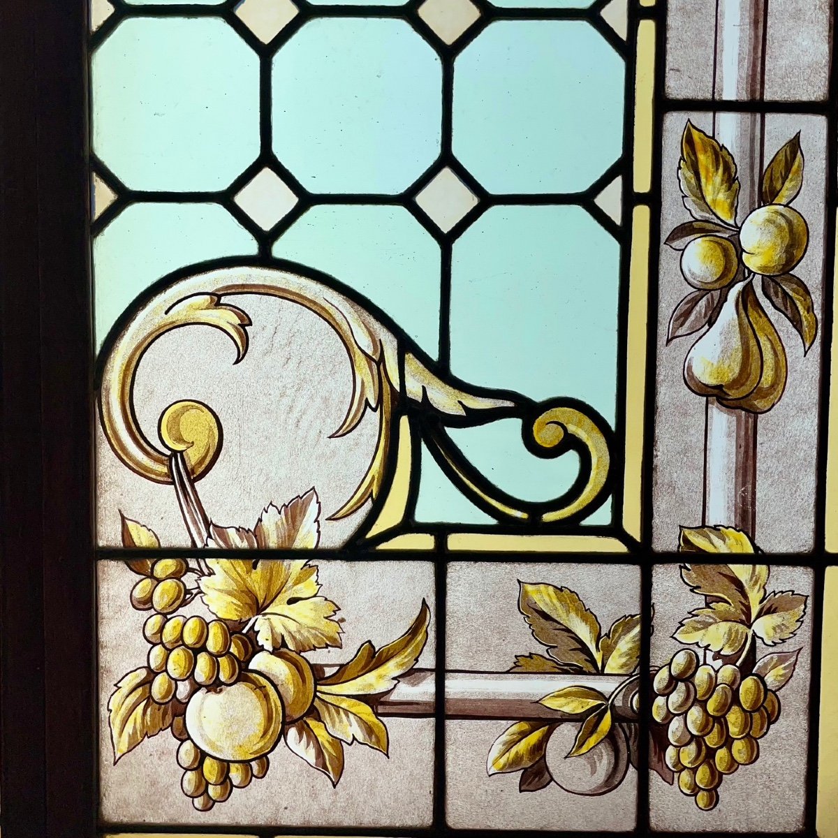 Stained Glass Stained Glass With Fruits-photo-1