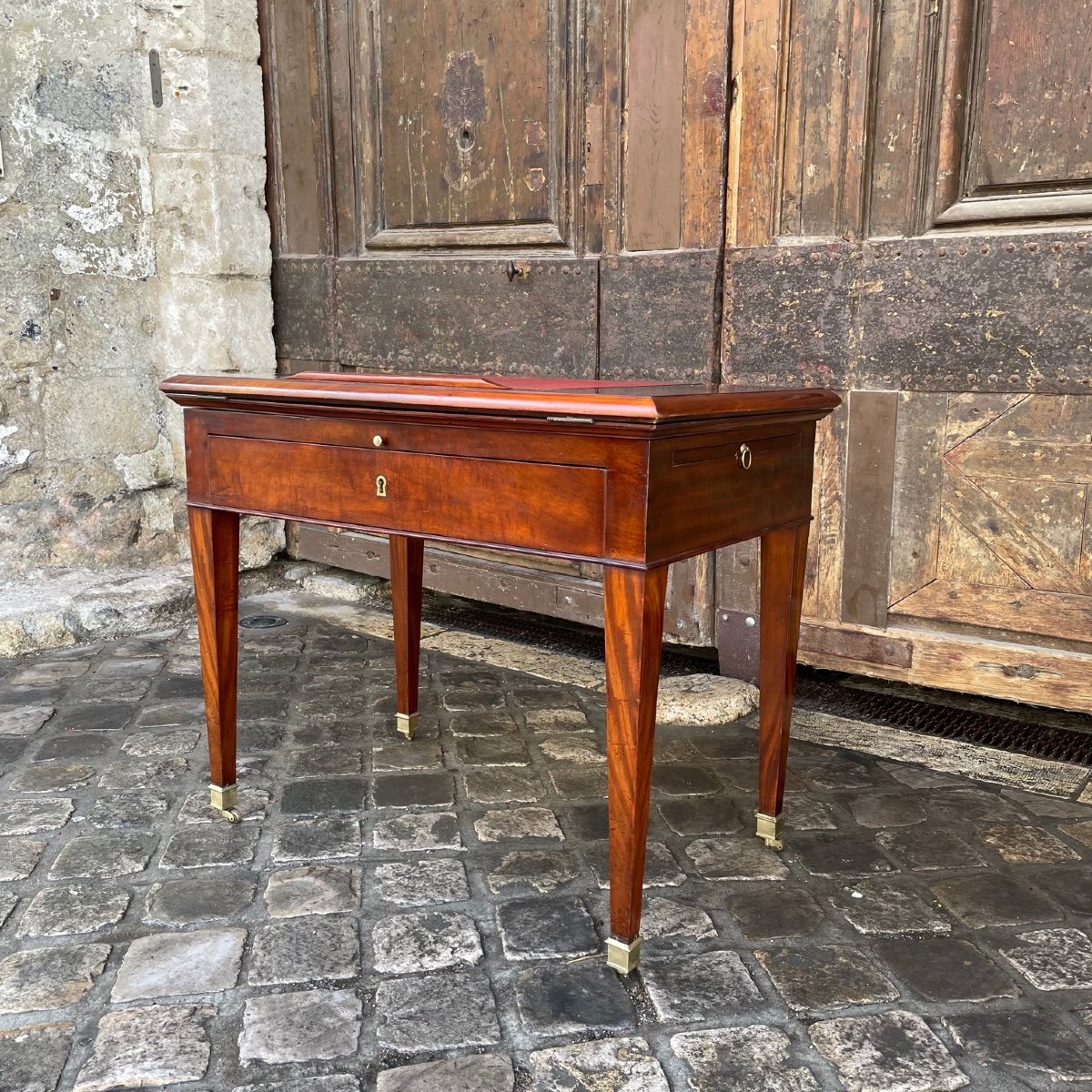 Table Dite à La Tronchin Directoire Period Late 18th Century-photo-3
