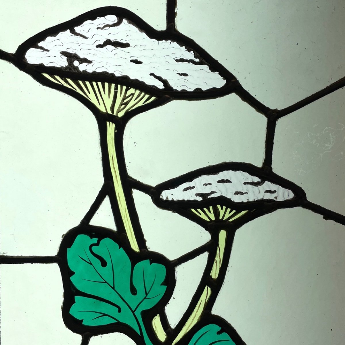 Stained Glass Stained Glass Suite Of 2 Pairs Aux Ombelliferes-photo-3