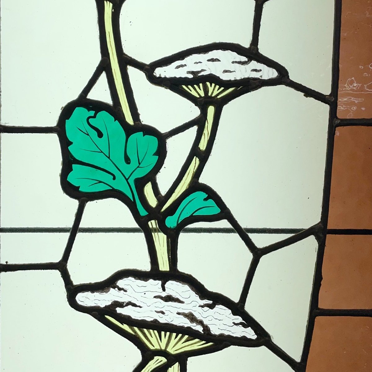 Stained Glass Stained Glass Suite Of 2 Pairs Aux Ombelliferes-photo-4
