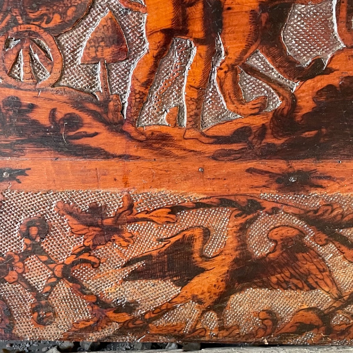 17th Carved Wood Panel-photo-1