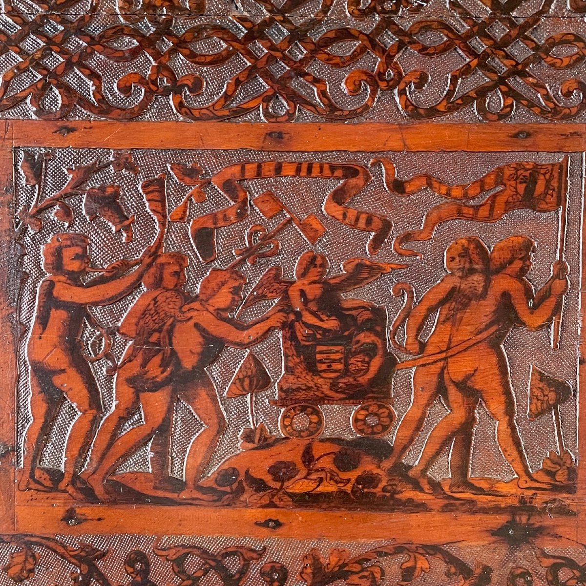 17th Carved Wood Panel-photo-4