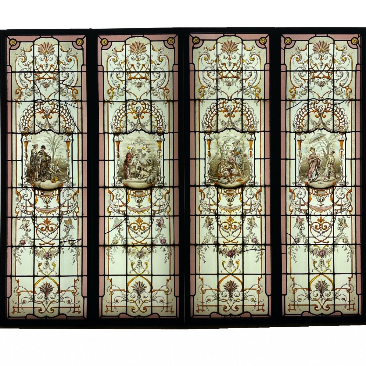 Vitrail Vitraux Aux Chinois