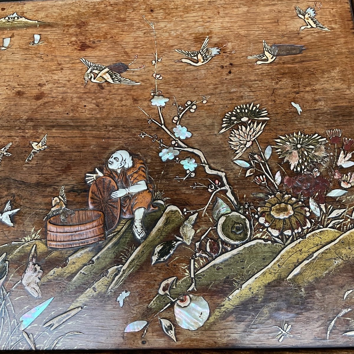 Table De Milieu Aux éléphants-photo-4