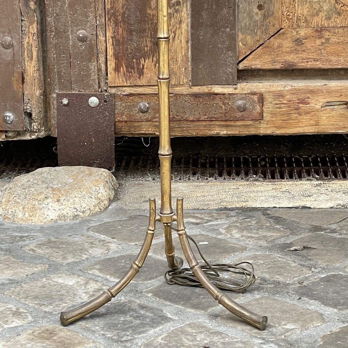 Lampadaire Bambou Maison Bagues-photo-2