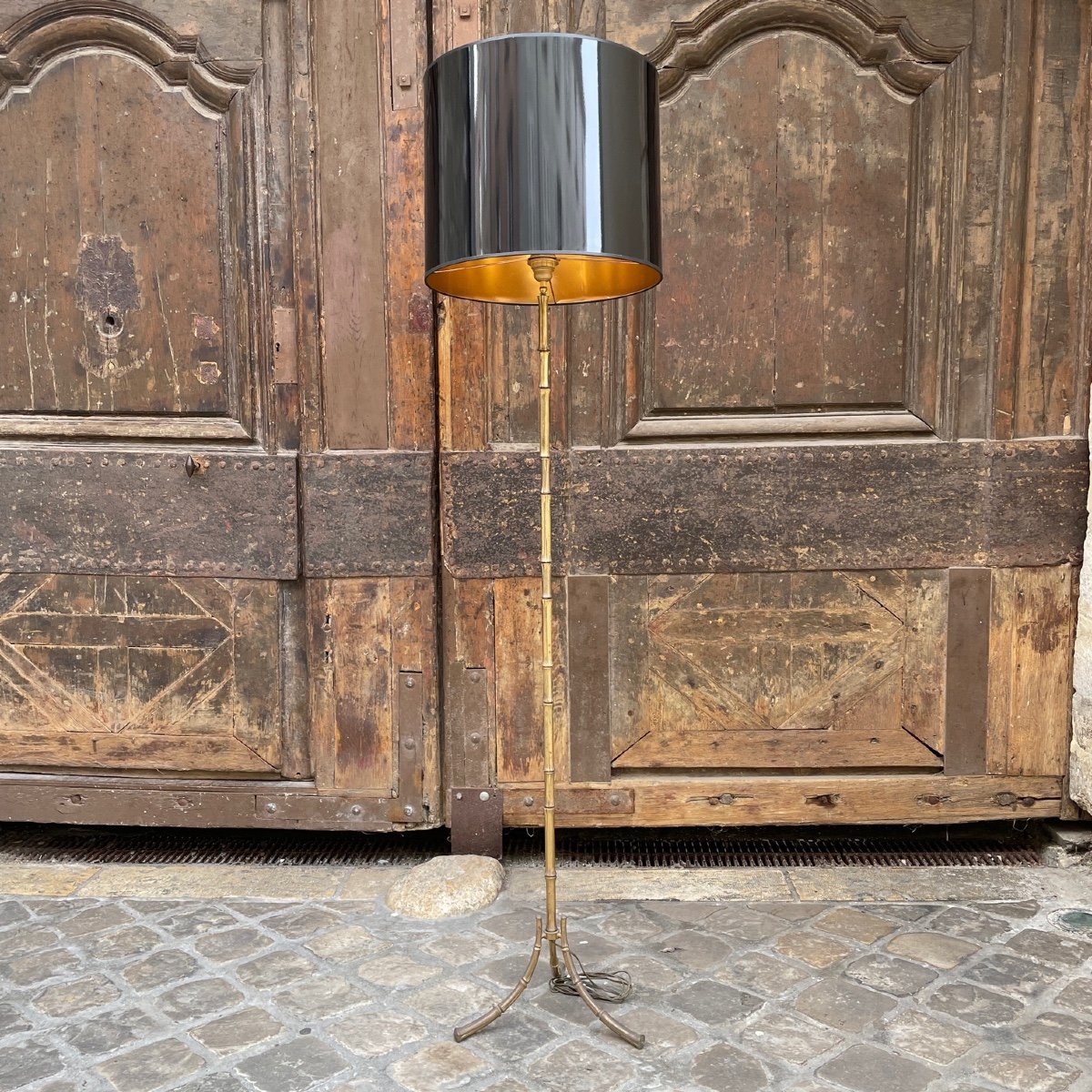 Lampadaire Bambou Maison Bagues