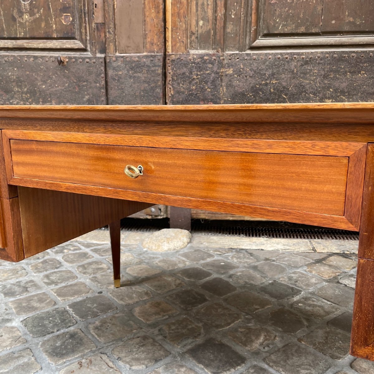 Bureau Acajou Et Parchemin-photo-1