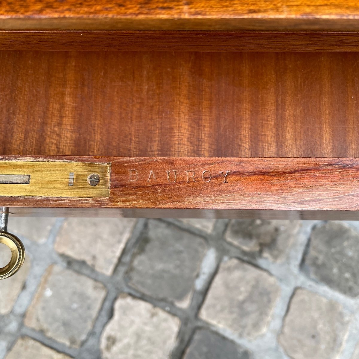 Bureau Acajou Et Parchemin-photo-5