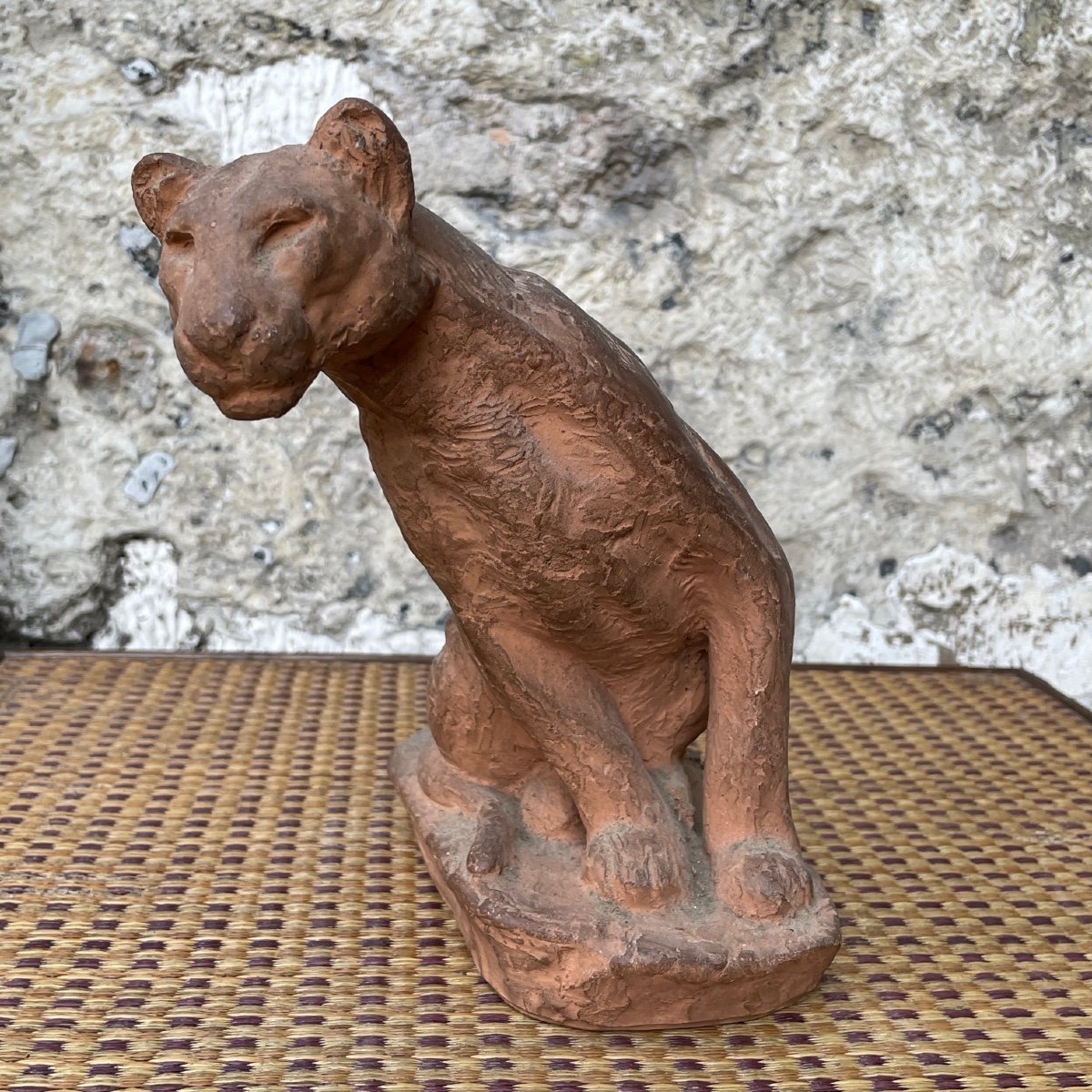 Lioness On The Watch, Roger Godchaux (1878-1958)