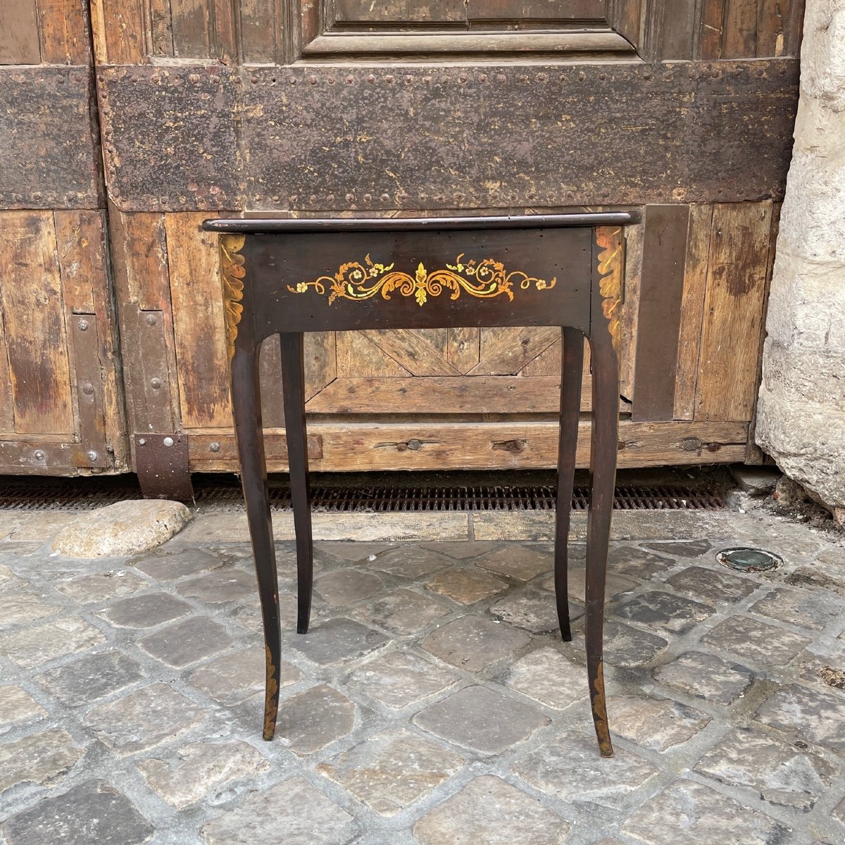 Chinese Decor Lacquer Table-photo-2