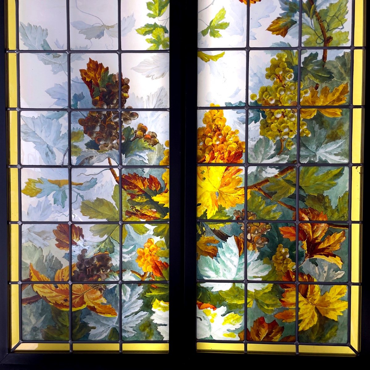 Pair Of Stained Glass Windows At The Vine-photo-3