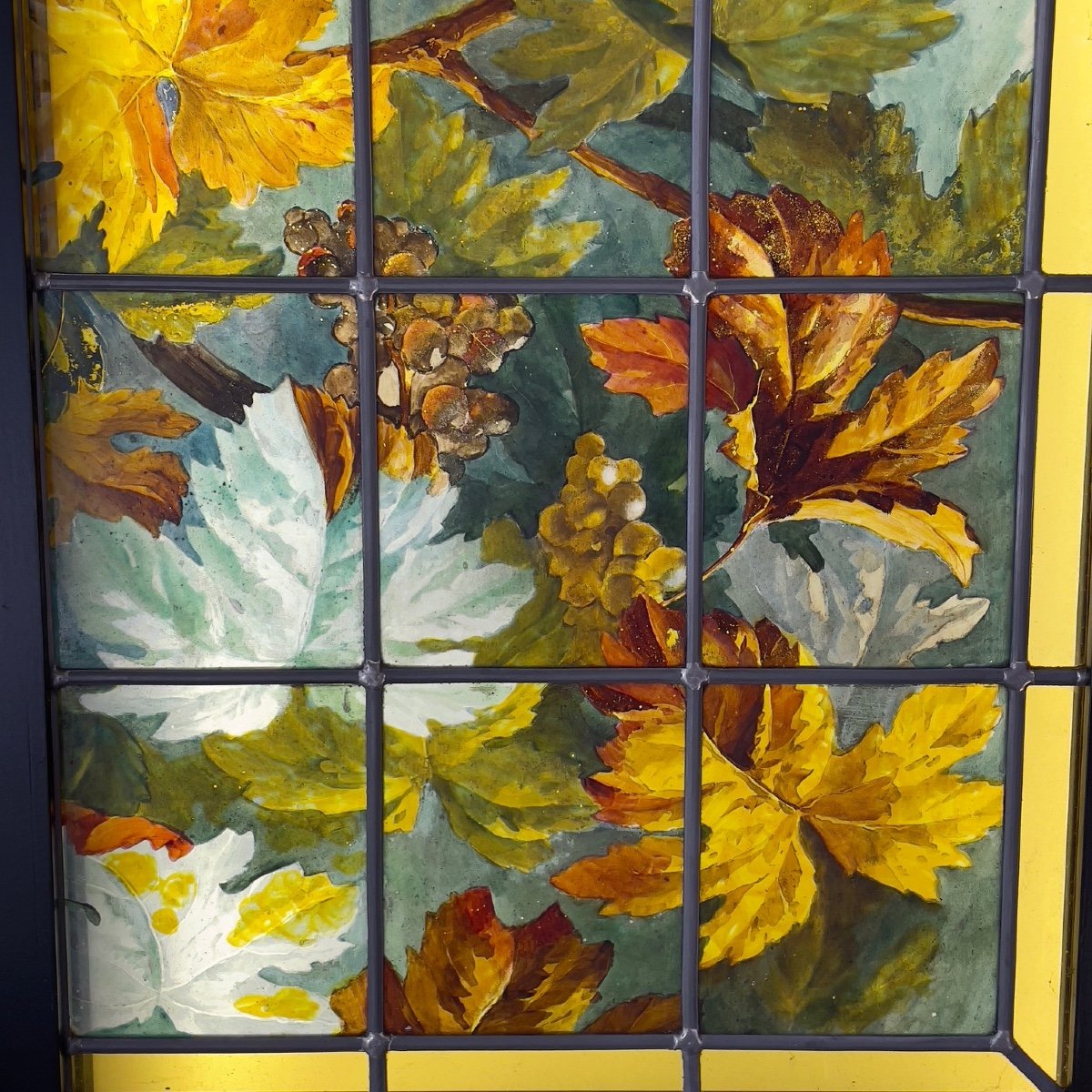 Pair Of Stained Glass Windows At The Vine-photo-1