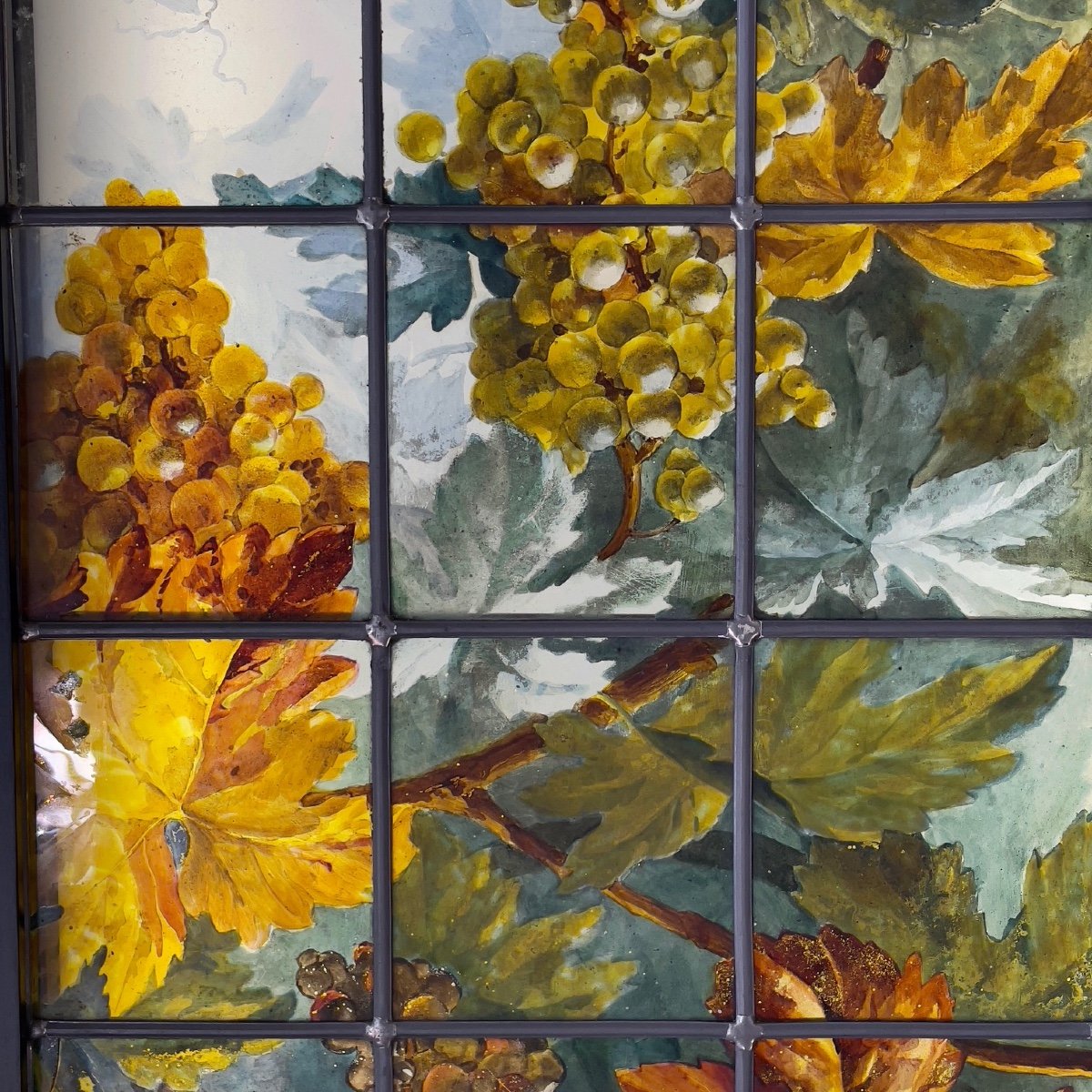 Pair Of Stained Glass Windows At The Vine-photo-2