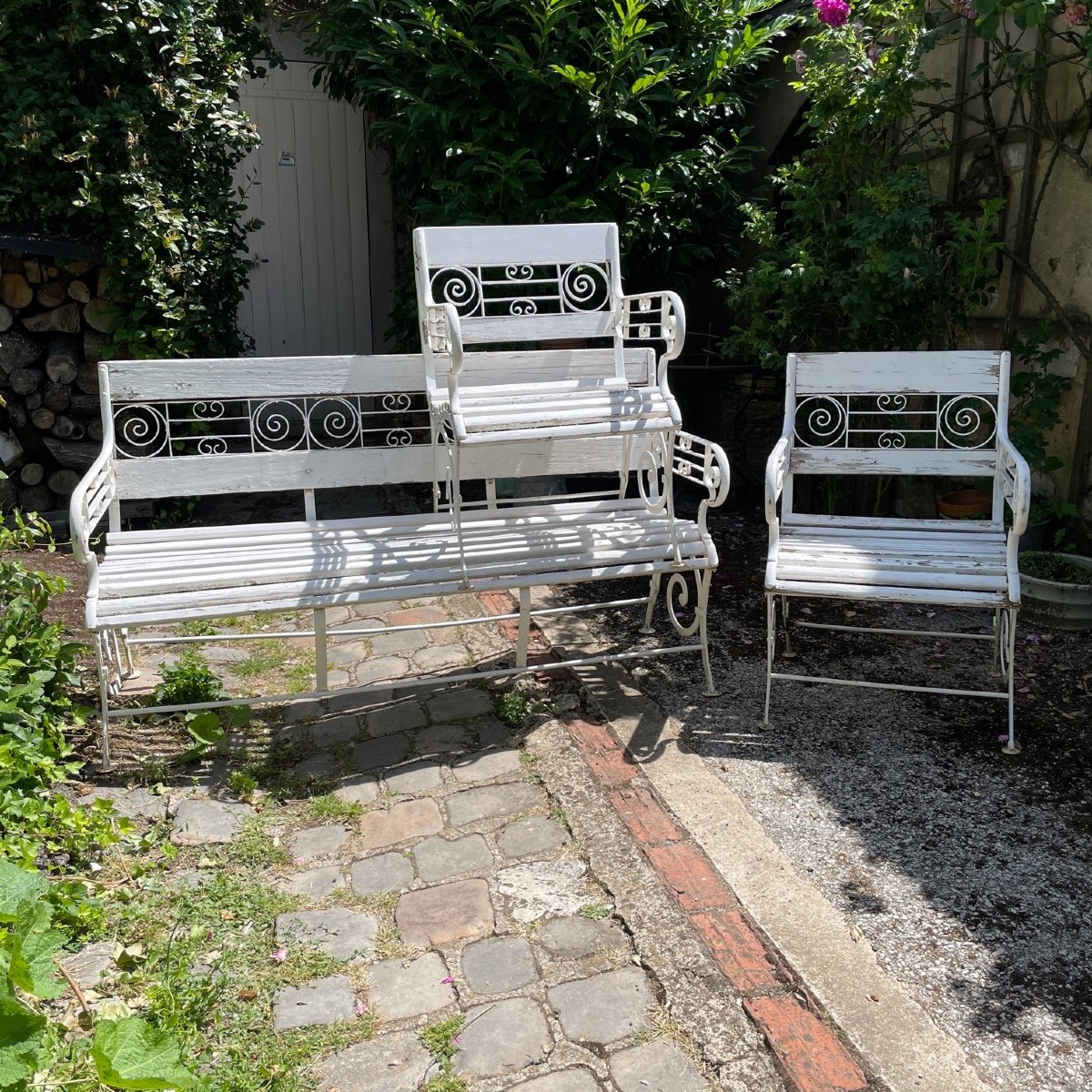 Salon De Jardin Bois Et Fonte-photo-6