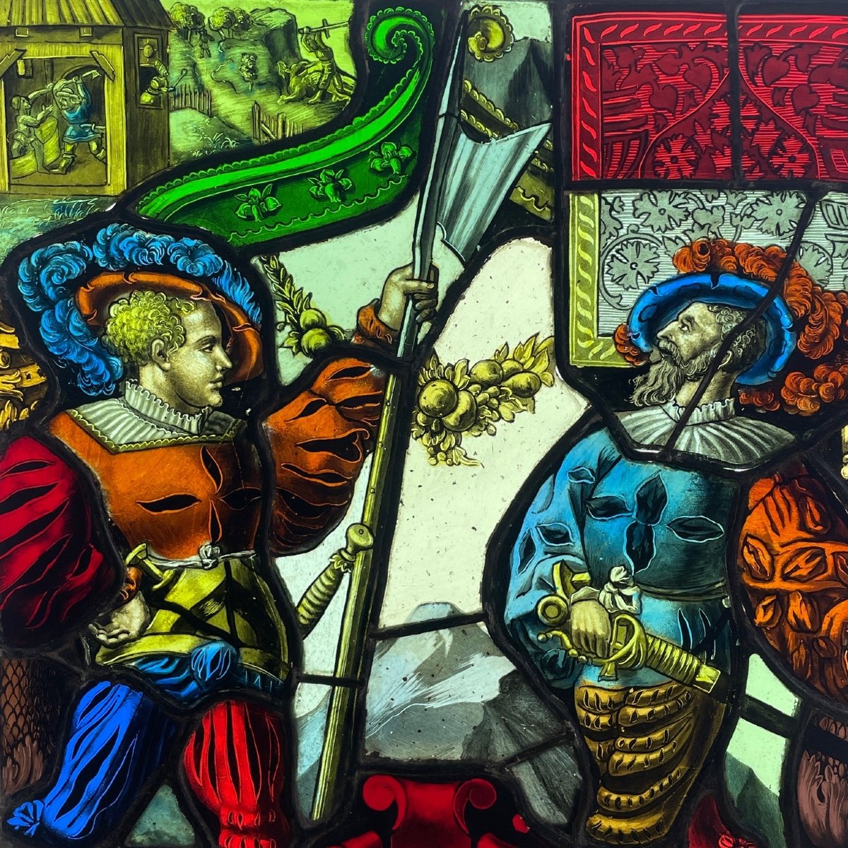 Stained Glass Windows With Keys-photo-2