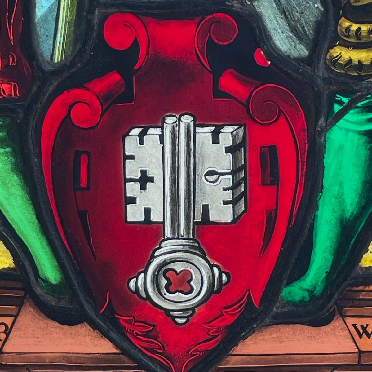Stained Glass Windows With Keys-photo-2