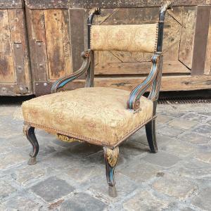 Nineteenth Century Fireside Armchair