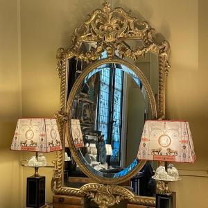 Napoleon III Beaded Mirror